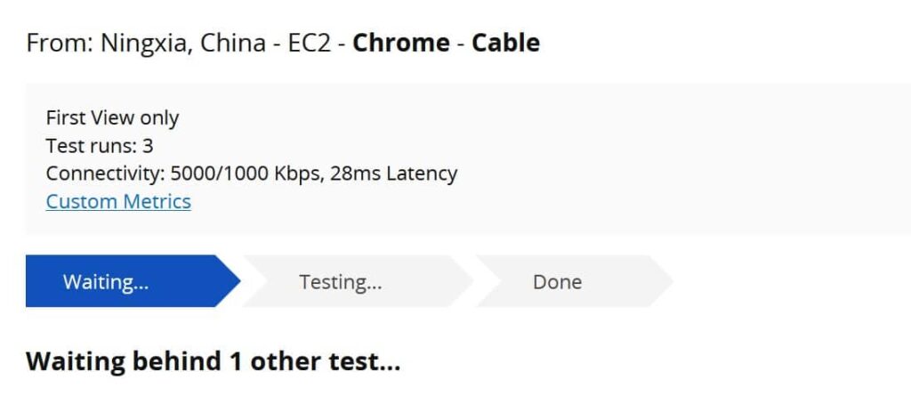China Website Speed Test Step 3 China Website Speed Test