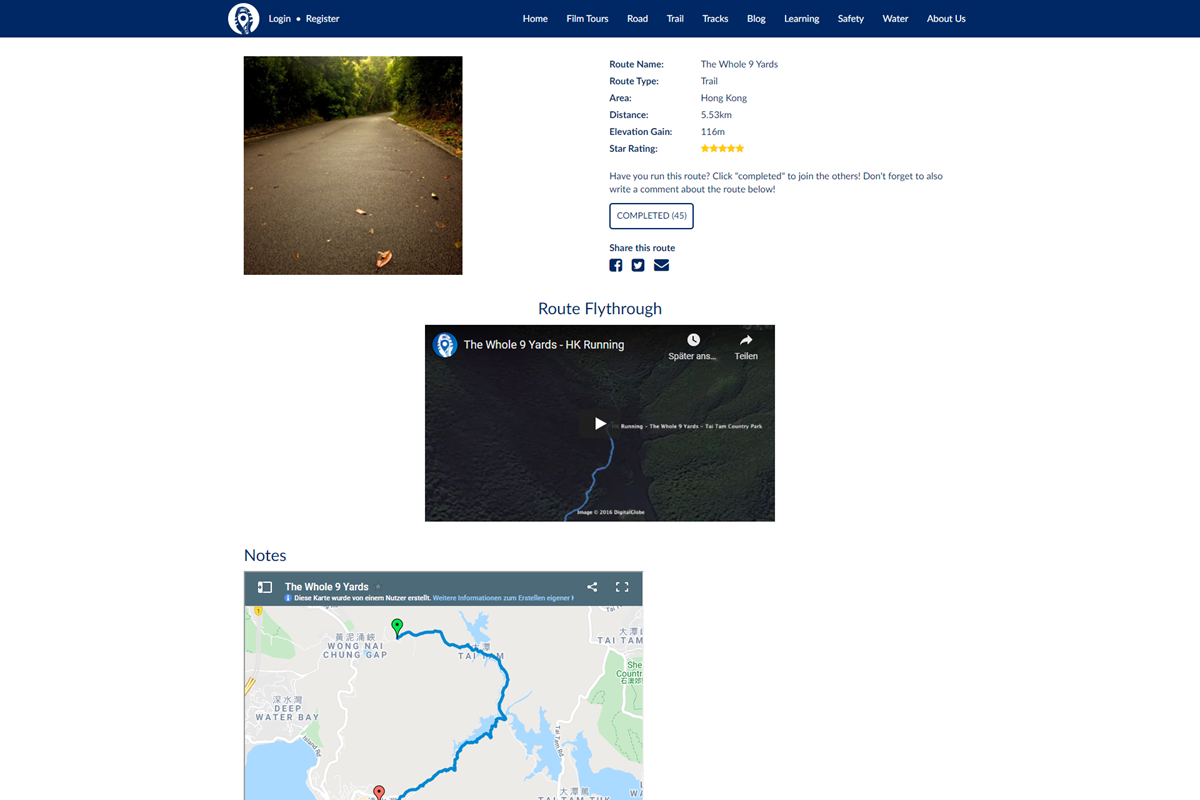 Route Page
