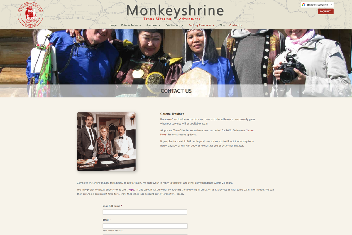 Extensive Contact Us Form