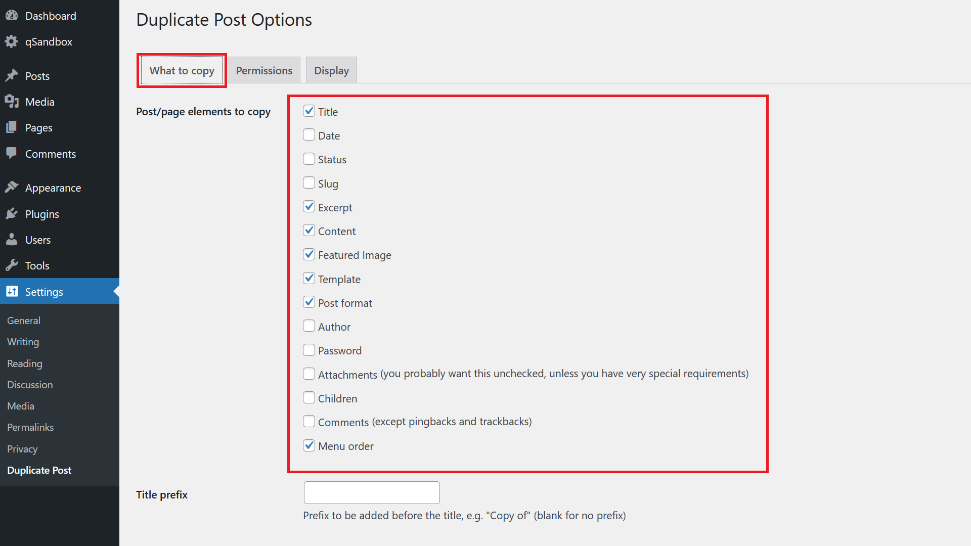 Duplicate WordPress Page