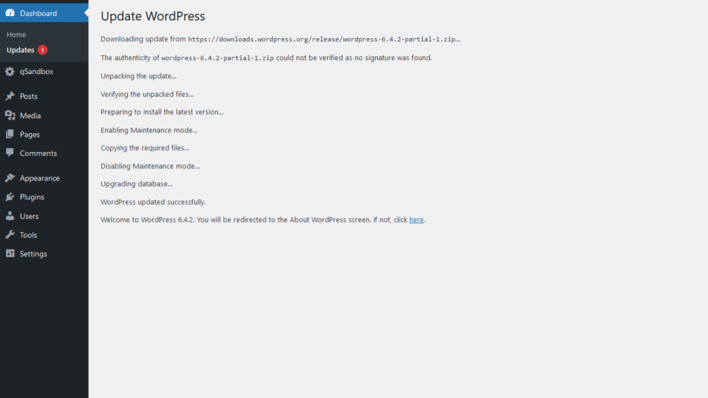 How to Update WordPress