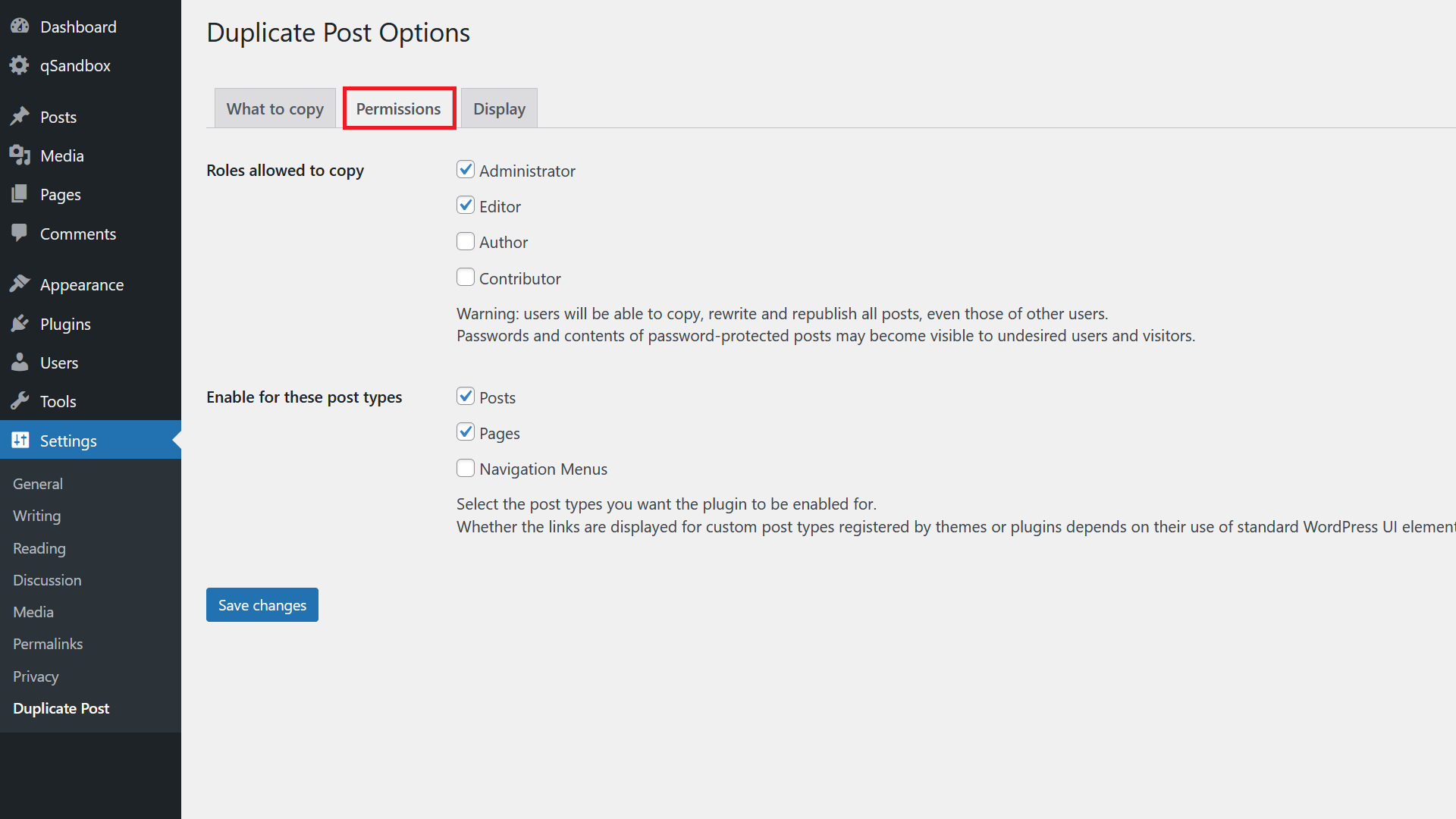Duplicate a Page in WordPress