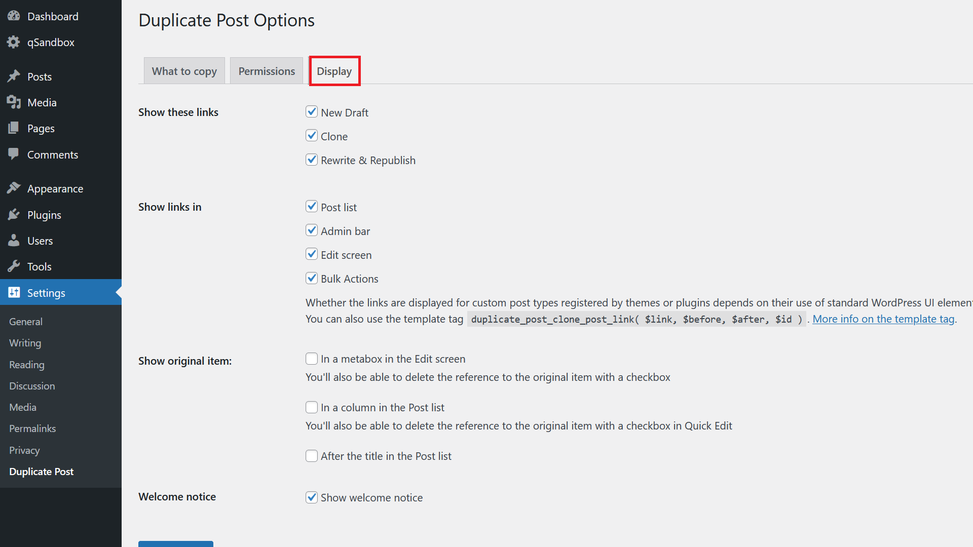 Duplicate Page in WordPress