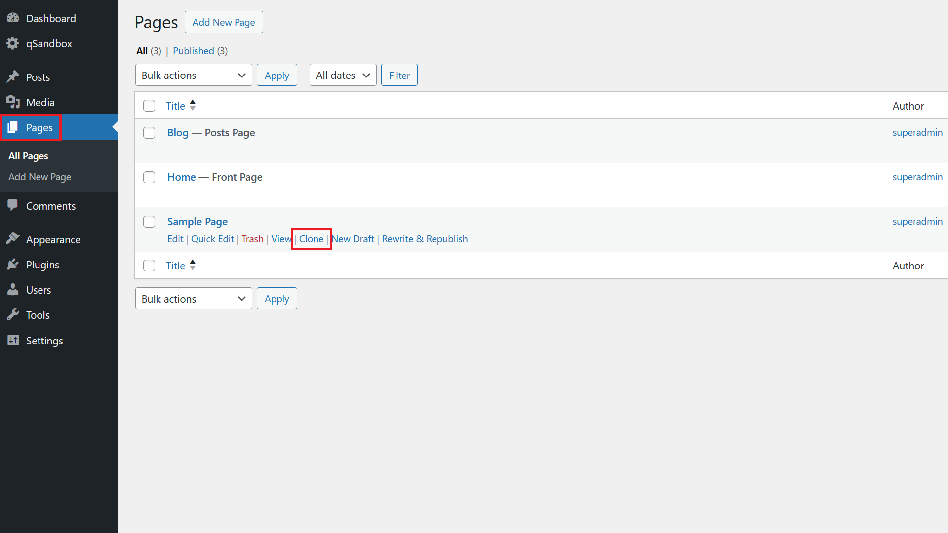 How to Duplicate Page in WordPress